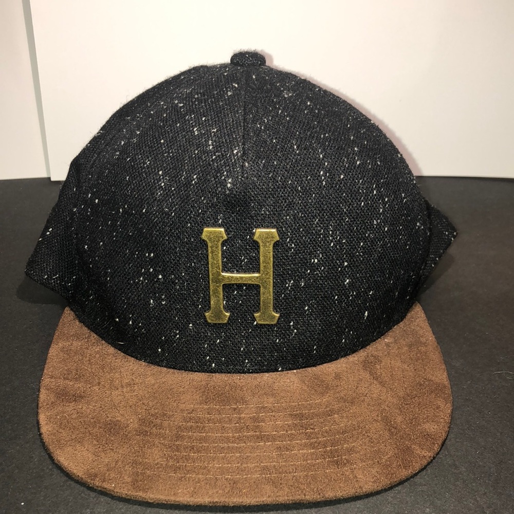 Black and Brown Huff hat